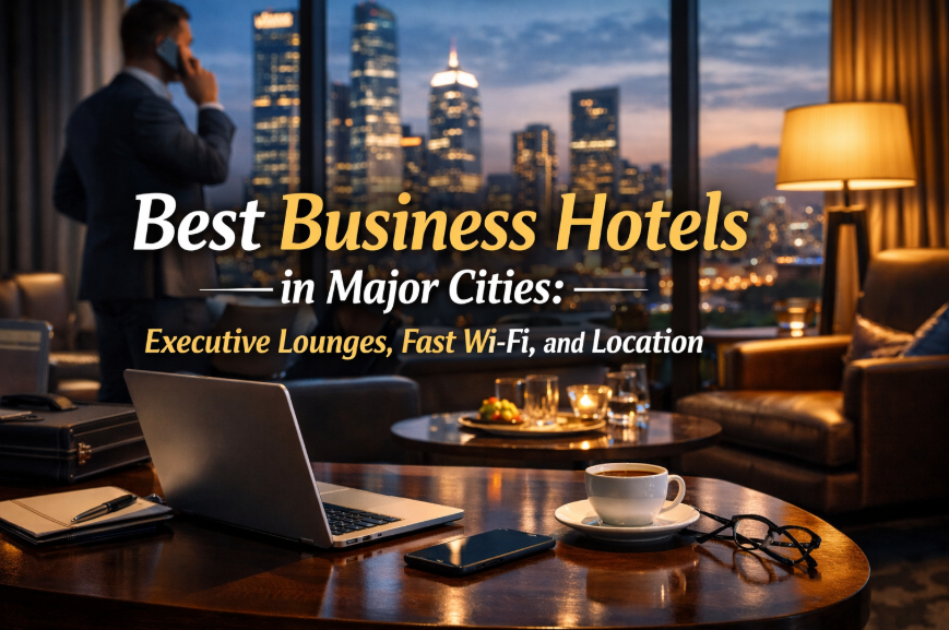 Best Business Hotels in Major Cities: Executive Lounges, Fast Wi-Fi, and Location